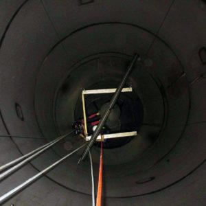 Techniki dostępu linowego - remont tanku technologicznego