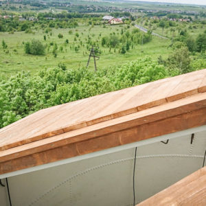Dostęp linowy - wykonanie konstrukcji dachu