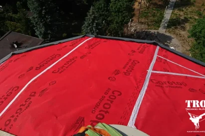 Usługi wysokościowe - rewitalizacja wieży ciśnień - remont dachu
