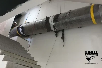 Prace na wysokości - transport wysokościowy, montaż zjeżdżalni - TROLL Techniki Alpinistyczne | Katowice, Śląsk
