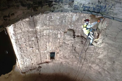 Czyszczenie zbiorników i silosów, prace wysokościowe Troll