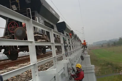 prace na wysokości Września