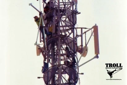 Prace na wysokości Śląsk - montaż anten GSM