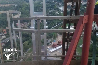 prace na wysokości Katowice - montaż systemów antenowych