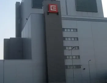 Montaż reklamy na elewacji Elektrociepłowni ELCHO