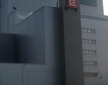 Montaż reklamy na elewacji Elektrociepłowni ELCHO