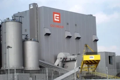 Montaż reklamy na elewacji Elektrociepłowni ELCHO