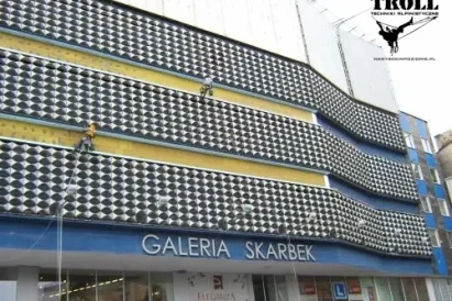 Alpinistyczne prace remontowe w trudno dostępnych miejscach - TROLL Katowice