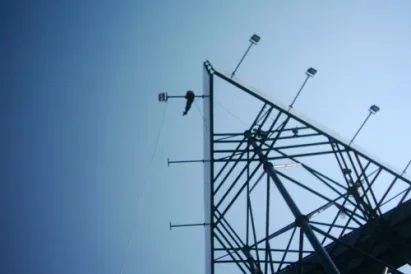 Naprawa instalacji świetlnej baneru reklamowego