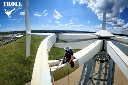 Serwis turbin wiatrowych - TROLL Prace Alpinistyczne | Katowice
