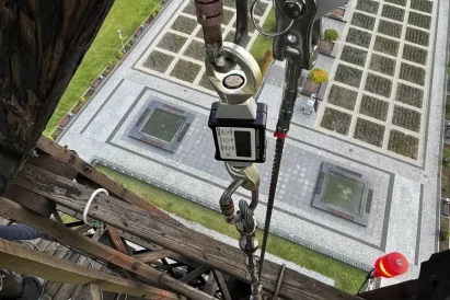 Montaż systemów asekuracyjnych na obiektach zabytkowych | TROLL Prace Alpinistyczne Katowice