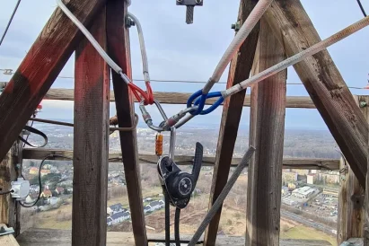 Użycie technik alpinistycznych przy renowacji obiektów zabytkowych | TROLL Katowice