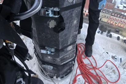 Techniki alpinistyczne są wykorzystywane przy pracach na obiektach zabytkowych | TROLL Katowice