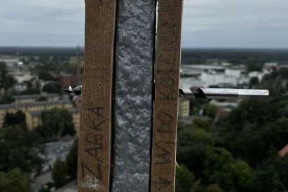 Prace na wysokości - renowacja zabytków, Katowice | TROLL Techniki Alpinistyczne